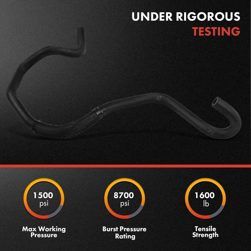 A-Premium مجموعة خط خرطوم عودة نظام التوجيه المعزز متوافقة مع نيسان ألتيما 2013 2014 2015 2016 2017 2018، L4 2.5L V6 3.5L، دفع أمامي فقط، إلى الخزان - Image 2